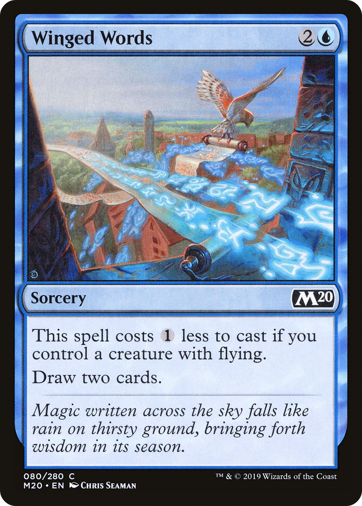 Winged Words (M20-080) (Foil)