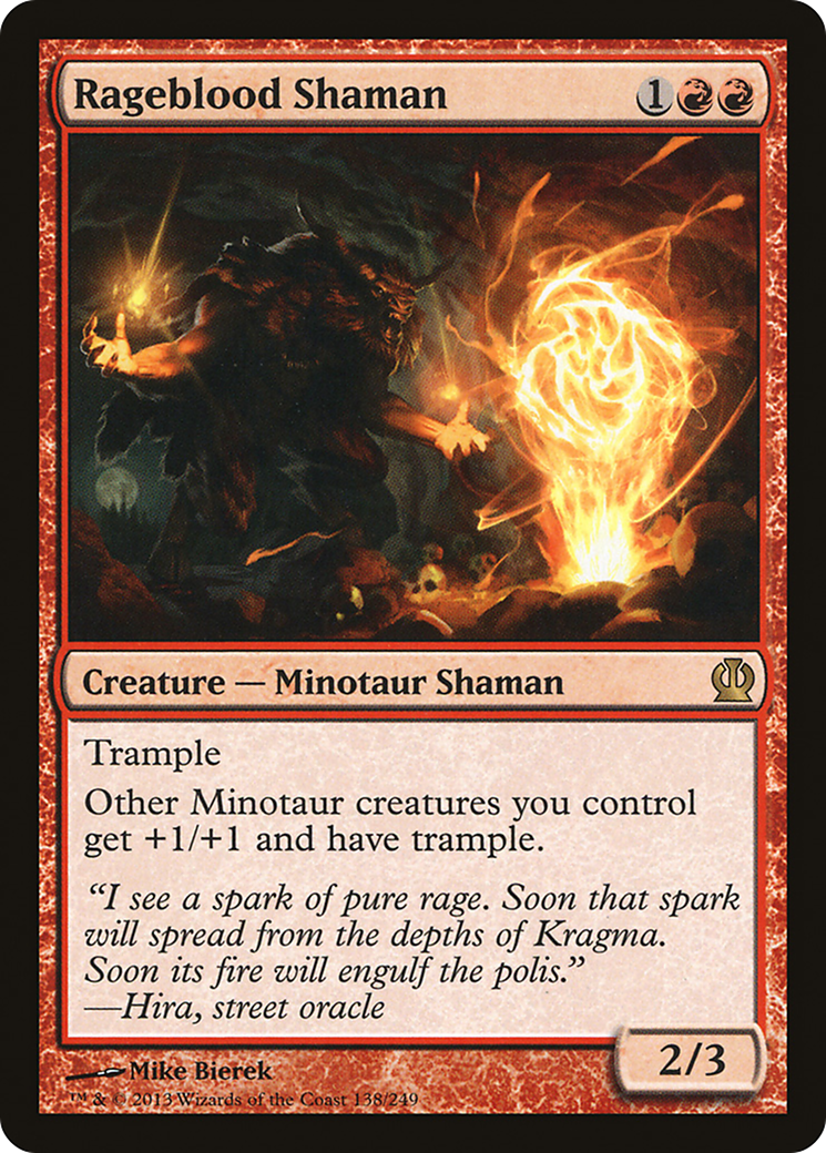 Rageblood Shaman (THS-138) (Foil)