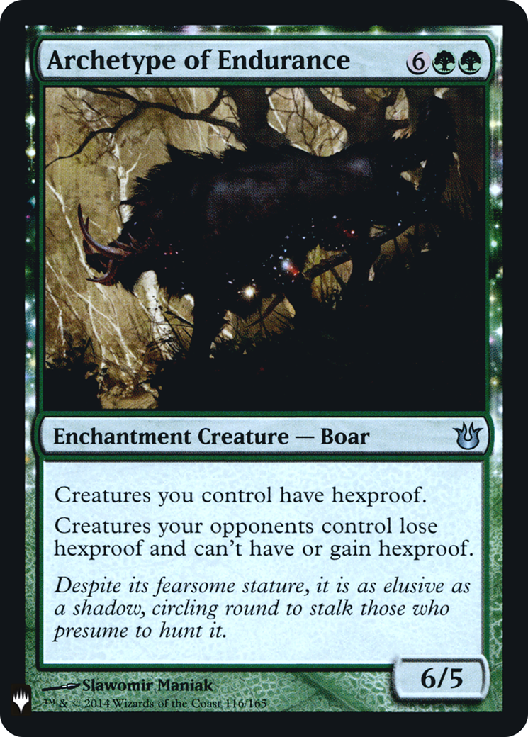 Archetype of Endurance (LIST-BNG-116) (Foil)