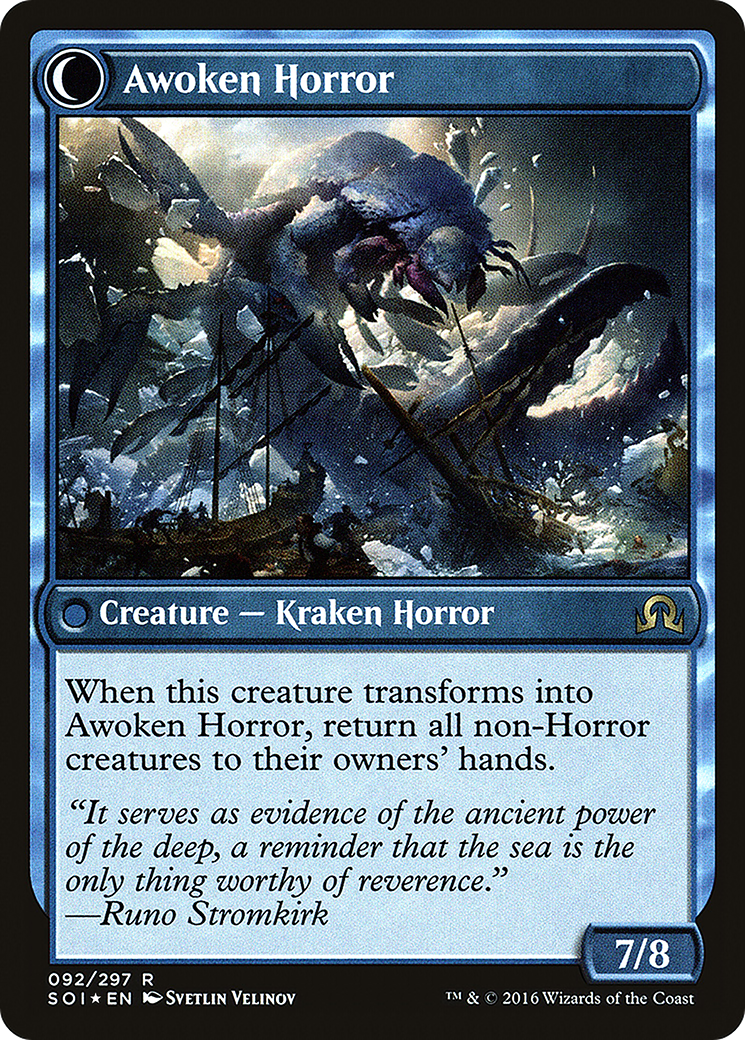 Thing in the Ice // Awoken Horror (PRE-92S) (Foil)