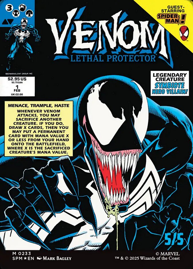 Eddie Brock (0233) (Borderless) (SPM-233) (Foil)