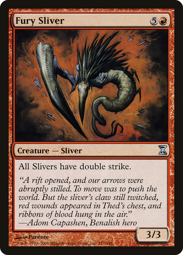 Fury Sliver (TSP-157) (Foil)