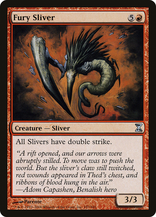 Fury Sliver (TSP-157) (Foil)