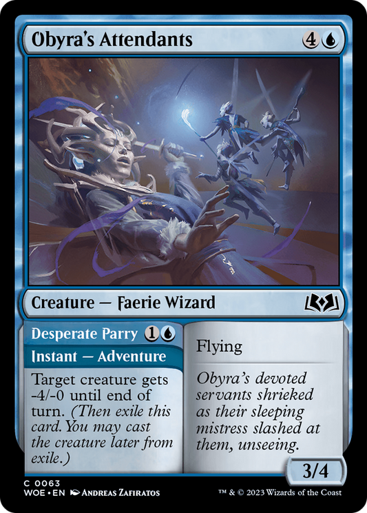 Obyra's Attendants // Desperate Parry (WOE-063)