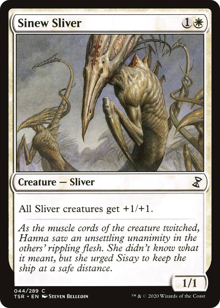 Sinew Sliver (TSR-044) (Foil)
