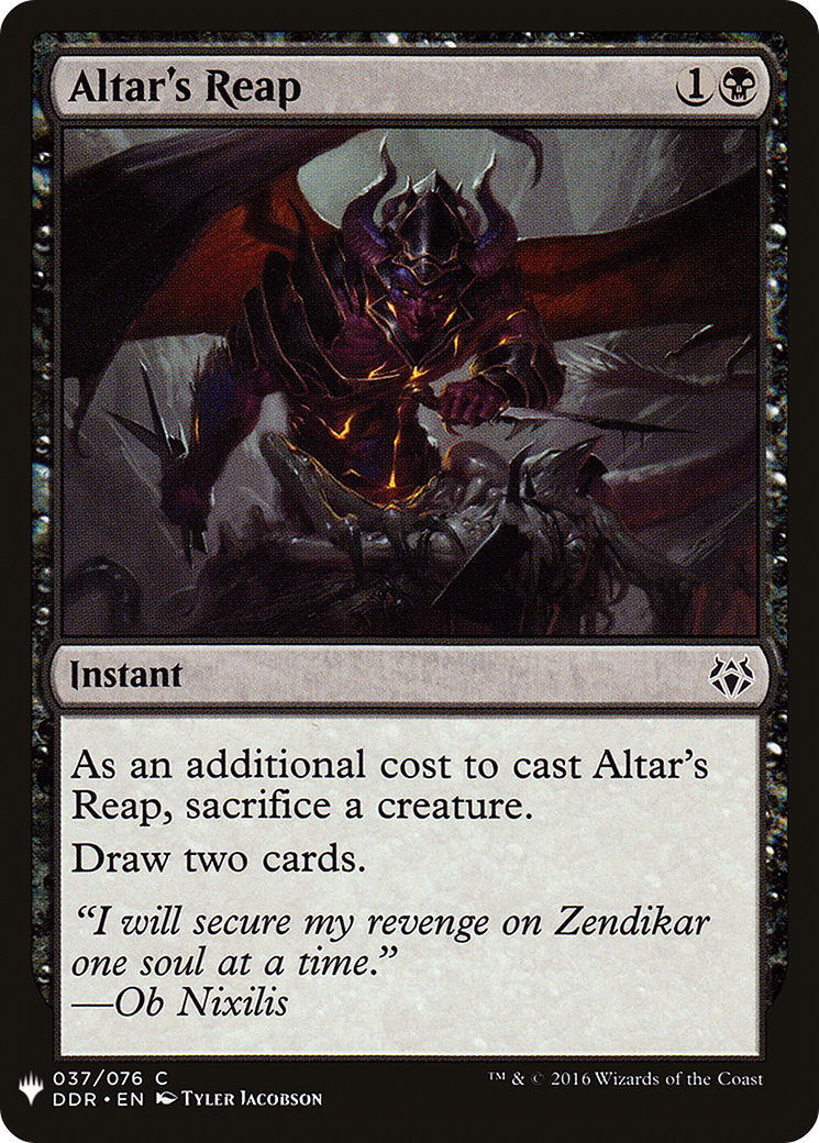 Altar's Reap (LIST-DDR-37)