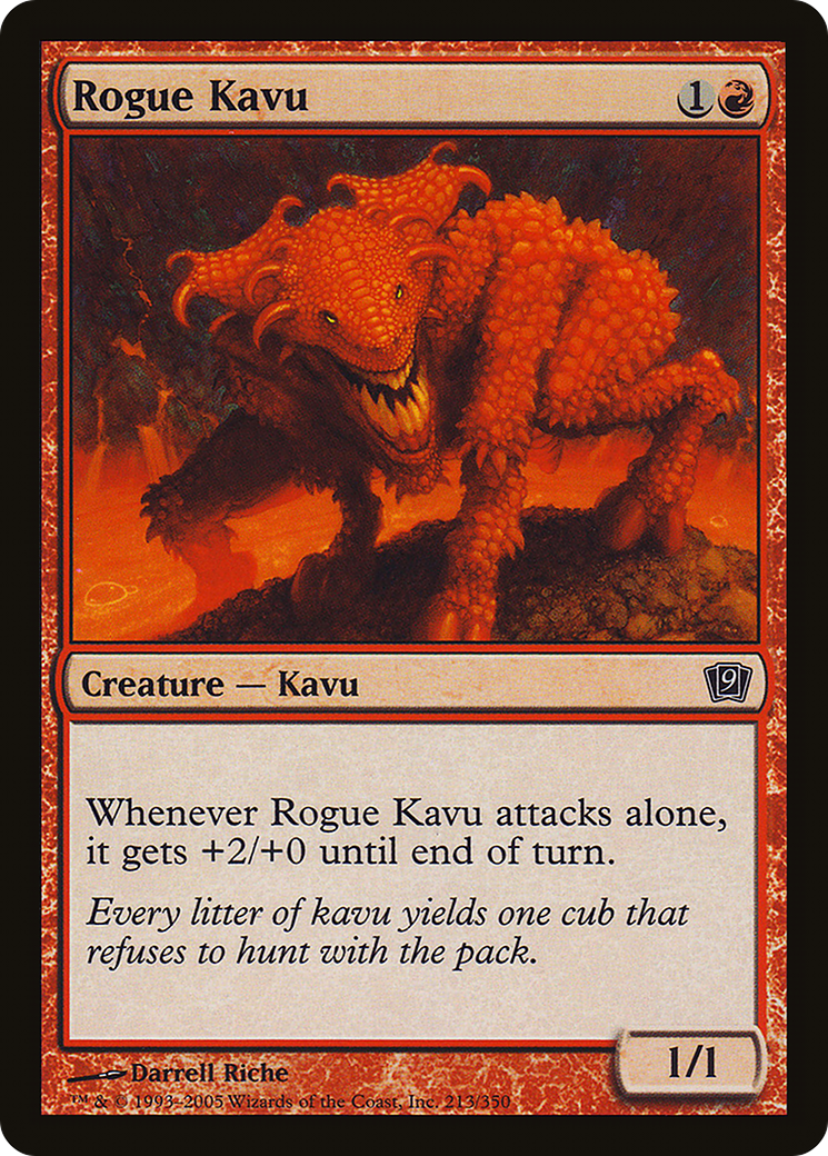 Rogue Kavu (9ED-213★) (Foil)