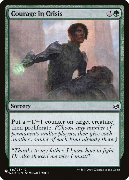 Courage in Crisis (LIST-WAR-158)