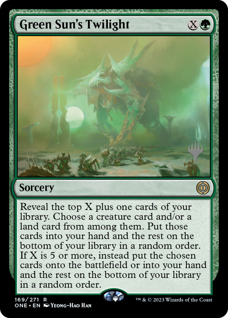 Green Sun's Twilight (PPONE-169P) (Foil)