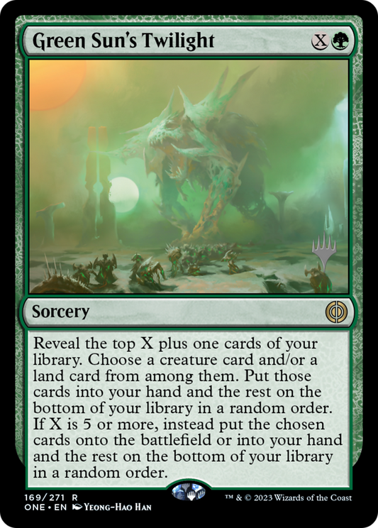 Green Sun's Twilight (PPONE-169P) (Foil)