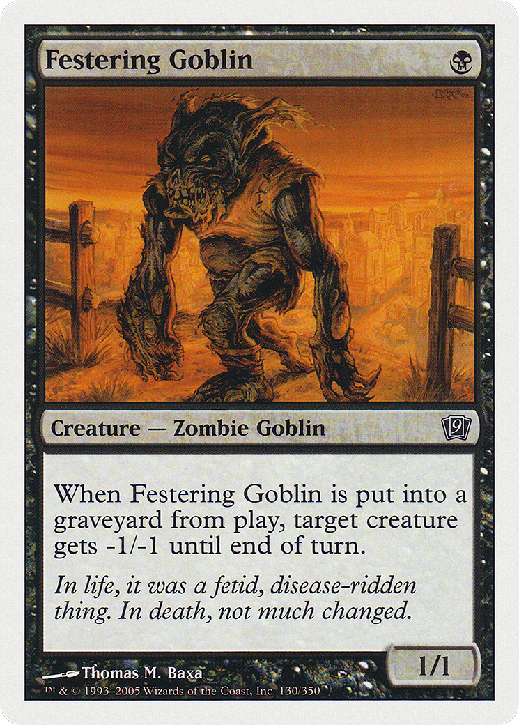 Festering Goblin (9ED-130★) (Foil)