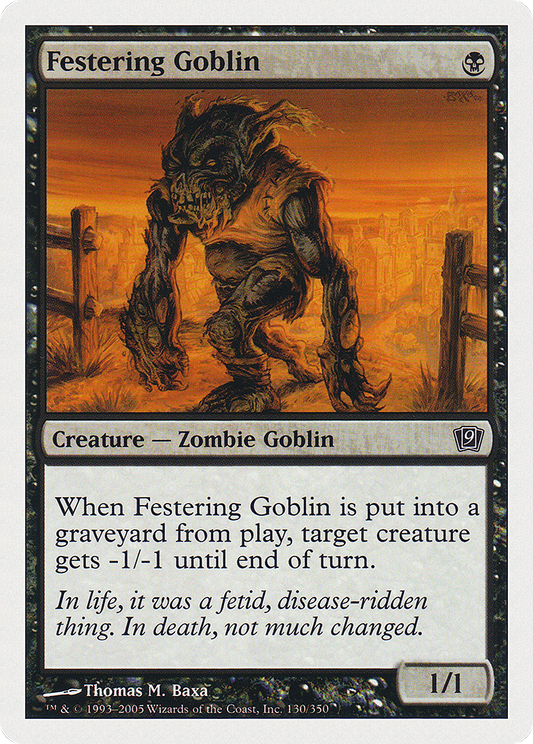 Festering Goblin (9ED-130★) (Foil)