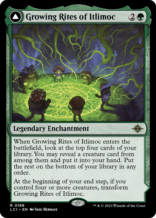 Growing Rites of Itlimoc // Itlimoc, Cradle of the Sun (LCI-188) (Foil)