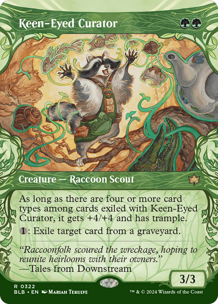 Keen-Eyed Curator (BLB-322) (Showcase) (Foil)