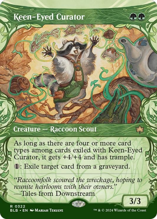 Keen-Eyed Curator (BLB-322) (Showcase) (Foil)