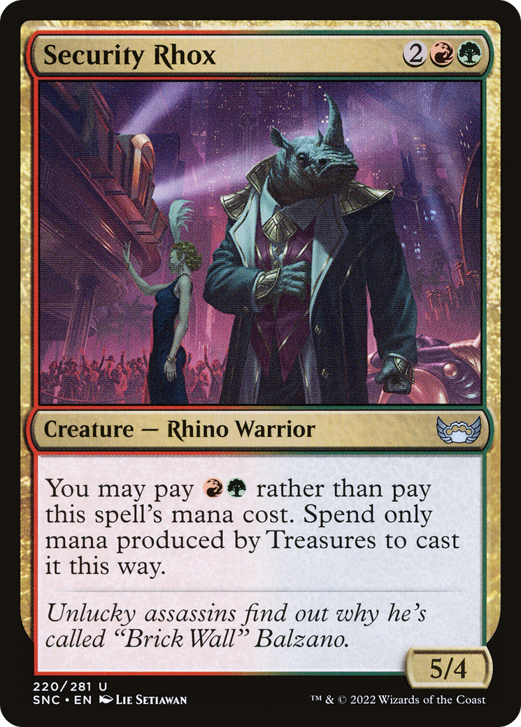 Security Rhox (SNC-220) (Foil)