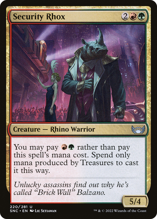 Security Rhox (SNC-220) (Foil)