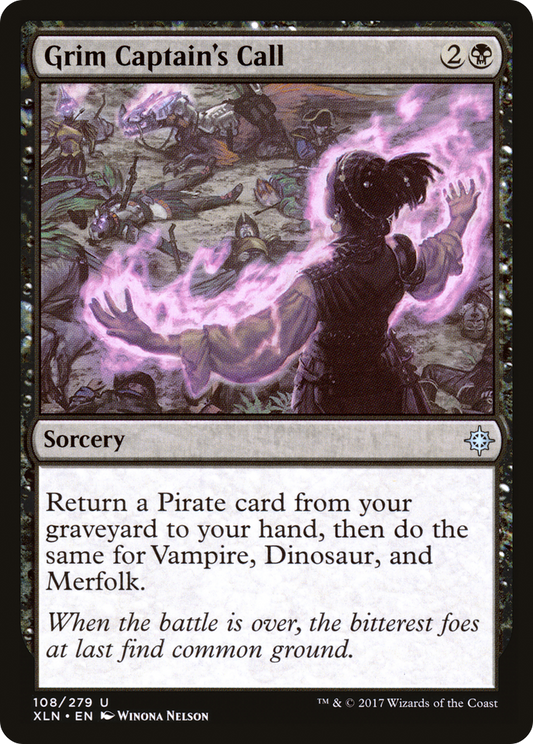 Grim Captain's Call (XLN-108) (Foil)