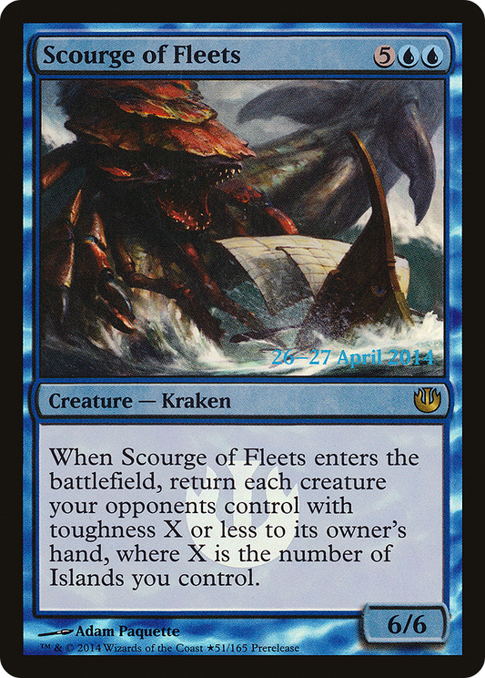 Scourge of Fleets (PRE-51★) (Foil)
