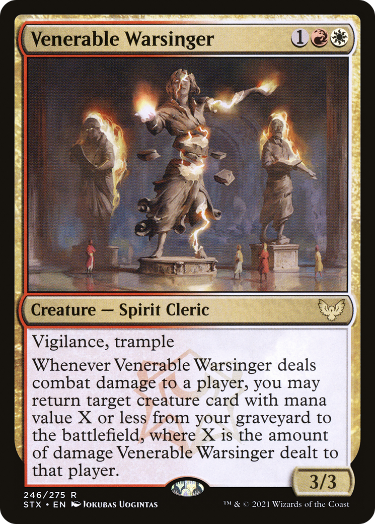 Venerable Warsinger (STX-246) (Foil)