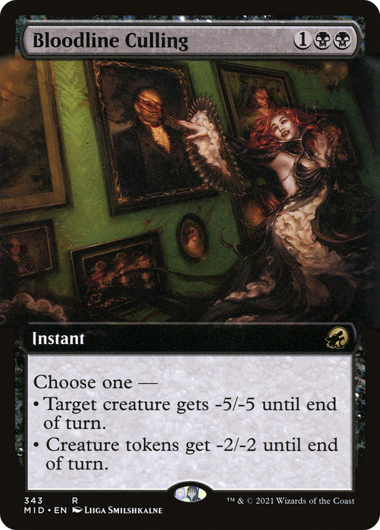 Bloodline Culling (MID-343) (Extended Art) (Foil)