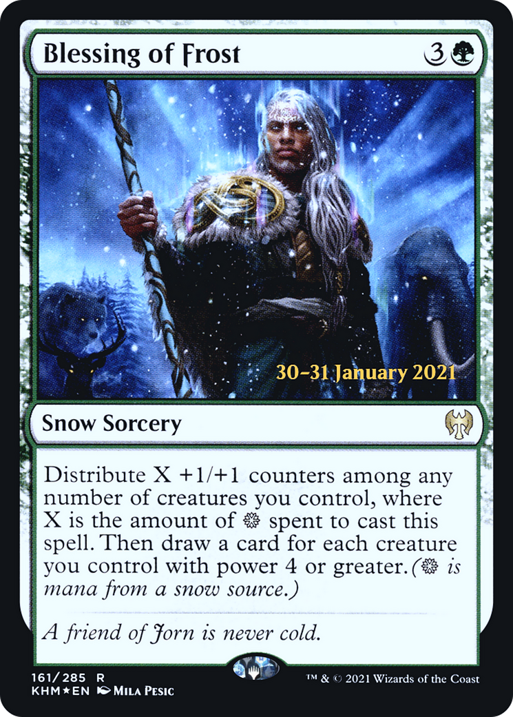 Blessing of Frost (PRE-161S) (Foil)