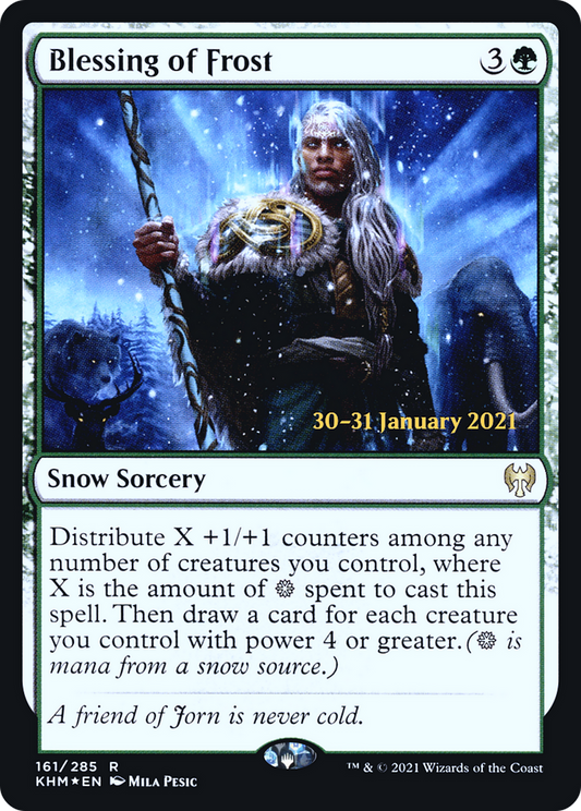 Blessing of Frost (PRE-161S) (Foil)