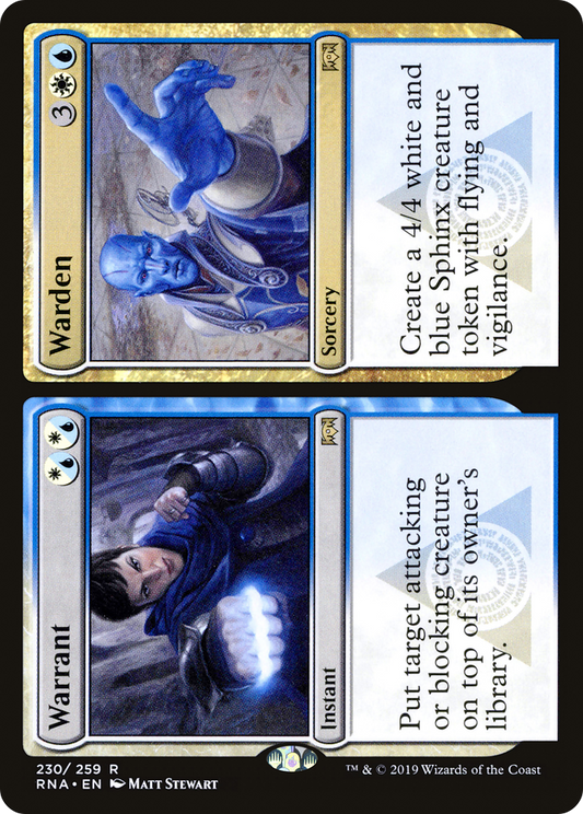 Warrant // Warden (RNA-230) (Foil)