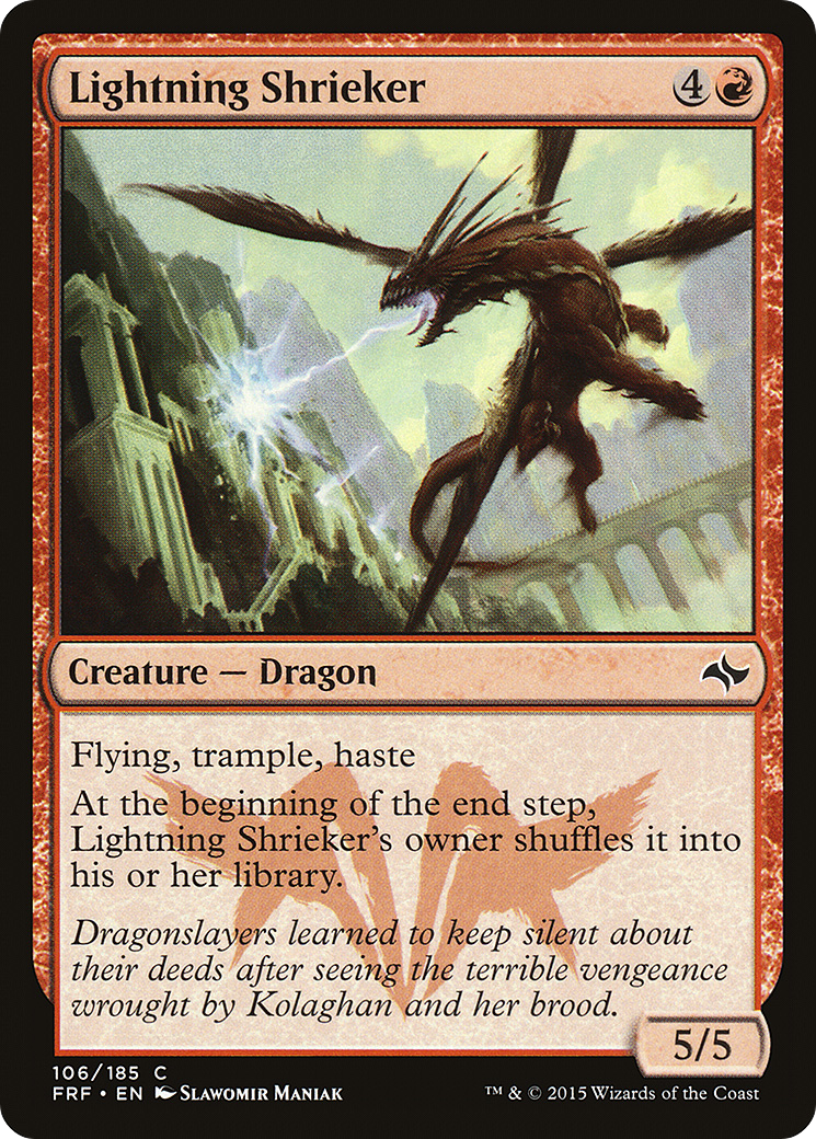 Lightning Shrieker (FRF-106) (Foil)