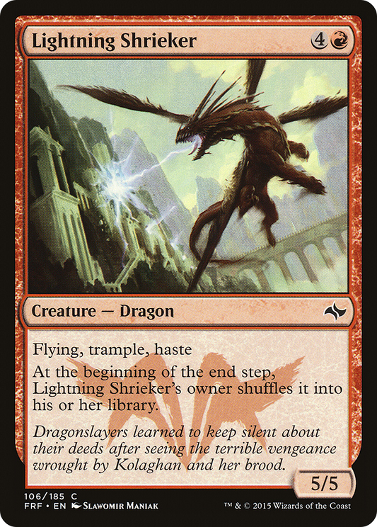 Lightning Shrieker (FRF-106) (Foil)