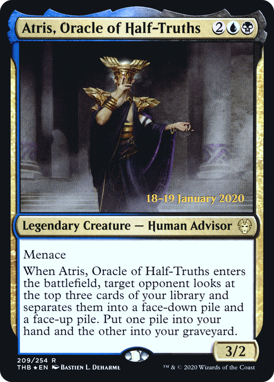 Atris, Oracle of Half-Truths (PRE-209S) (Foil)