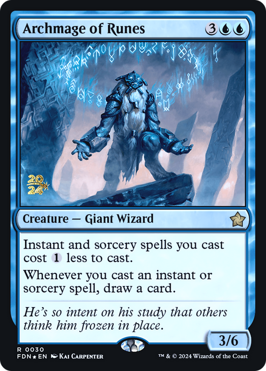 Archmage of Runes (PRE-30S) (Foil)