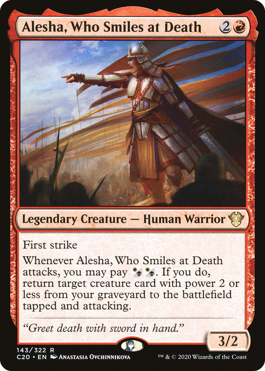 Alesha, Who Smiles at Death (C20-143)