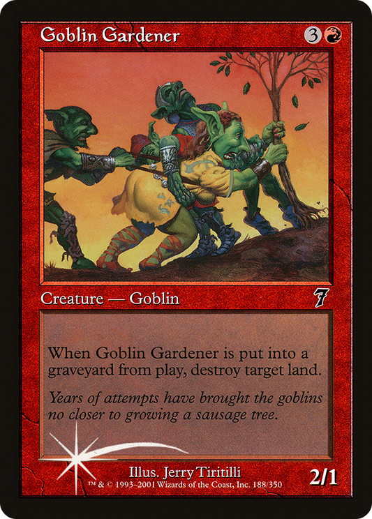 Goblin Gardener (7ED-188★) (Foil)