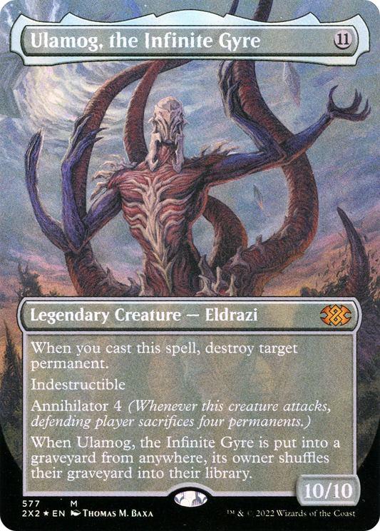 Ulamog, the Infinite Gyre (2X2-577) (Borderless) (Textured Foil)