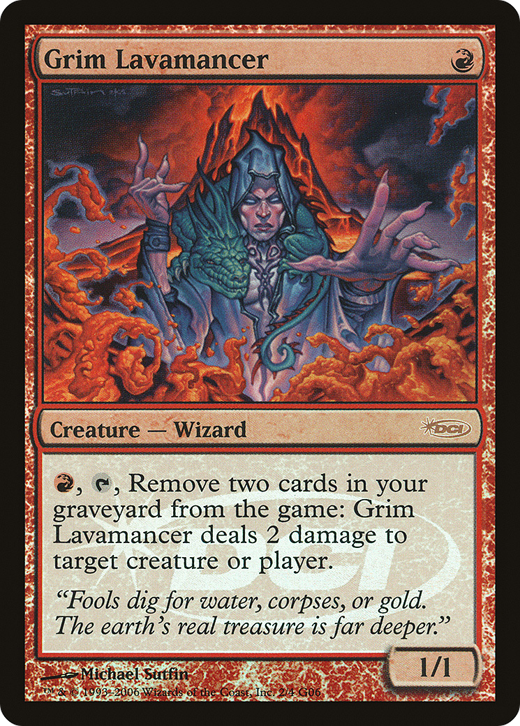 Grim Lavamancer (JDG-002) (Foil)