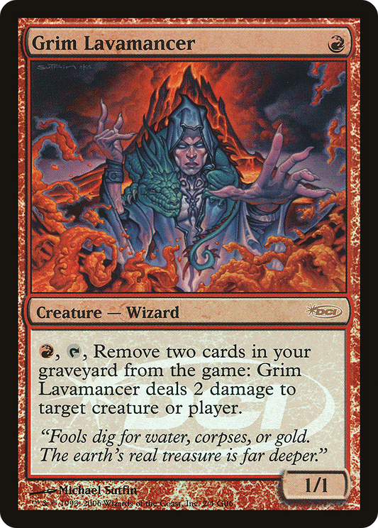 Grim Lavamancer (JDG-002) (Foil)