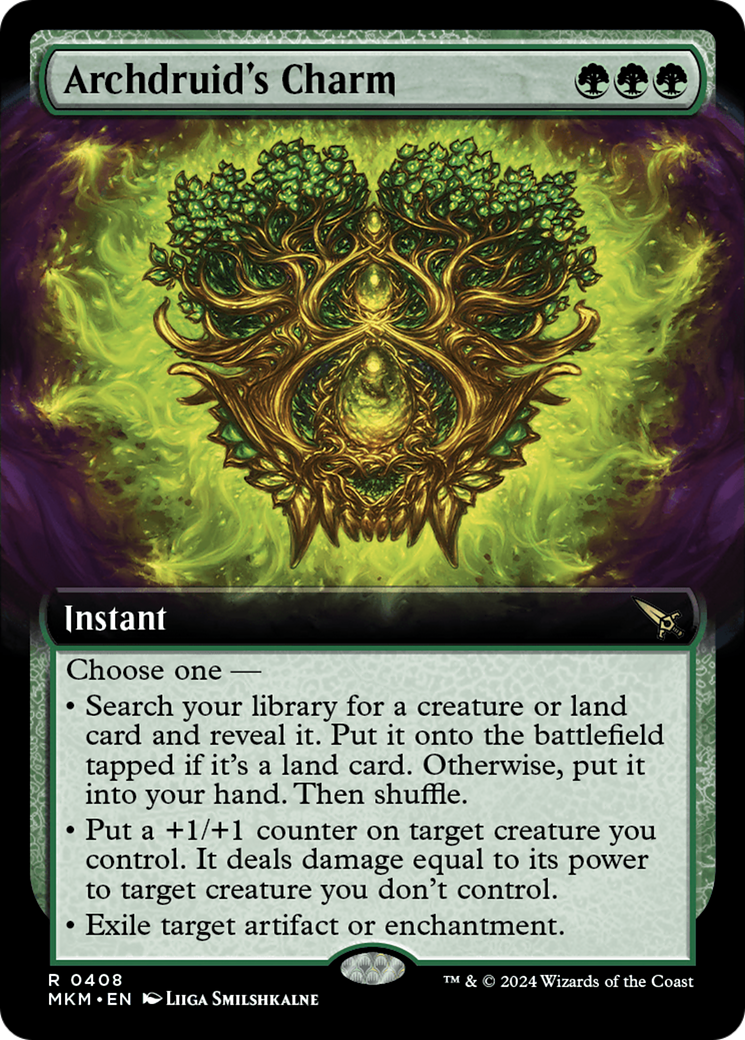Archdruid's Charm (MKM-408) (Extended Art)
