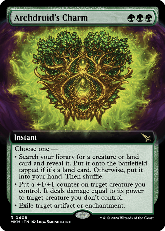 Archdruid's Charm (MKM-408) (Extended Art) (Foil)