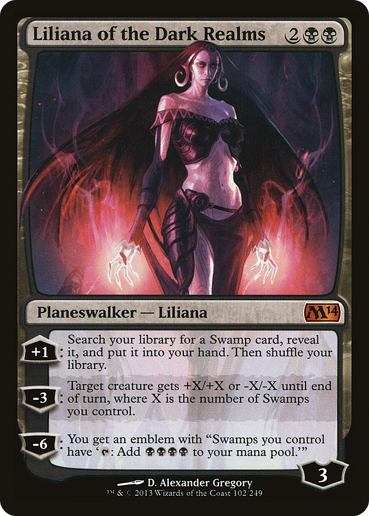 Liliana of the Dark Realms (M14-102)