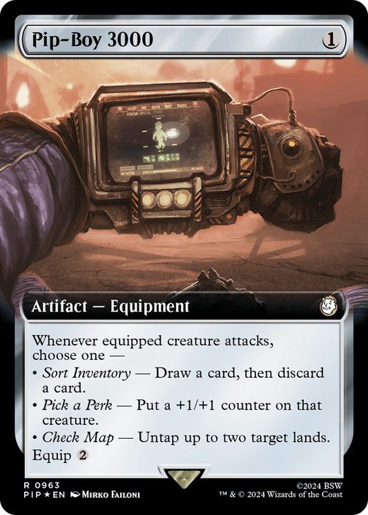 Pip-Boy 3000 (PIP-963) (Extended Art) (Surge Foil)