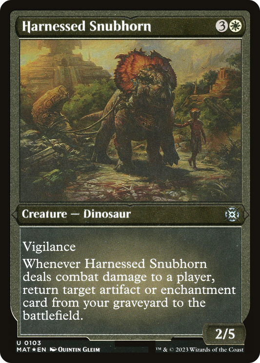Harnessed Snubhorn (MAT-103) (Etched Foil)