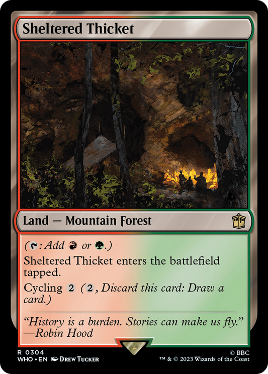 Sheltered Thicket (WHO-304) (Foil)