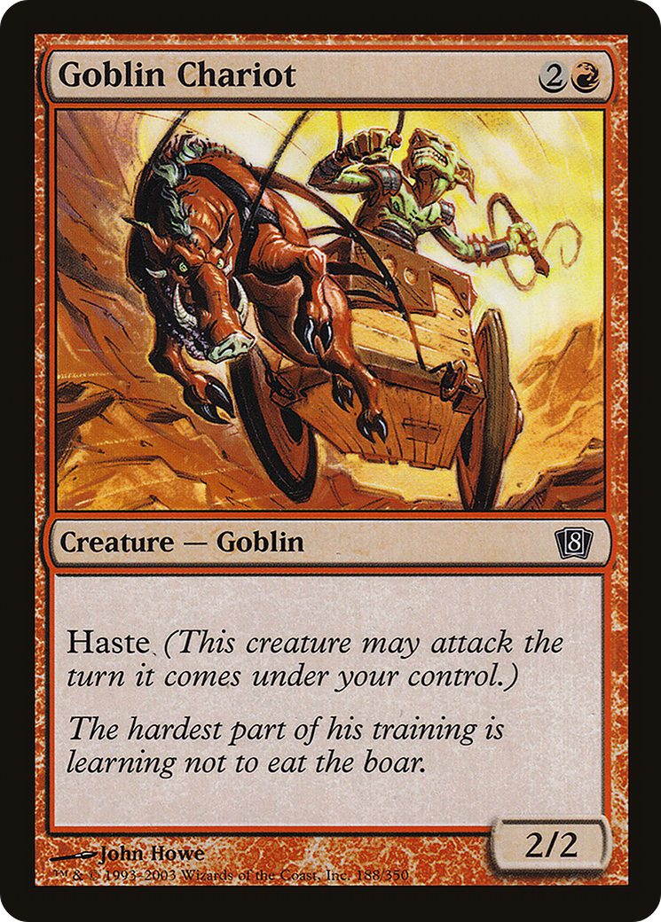 Goblin Chariot (8ED-188★) (Foil)
