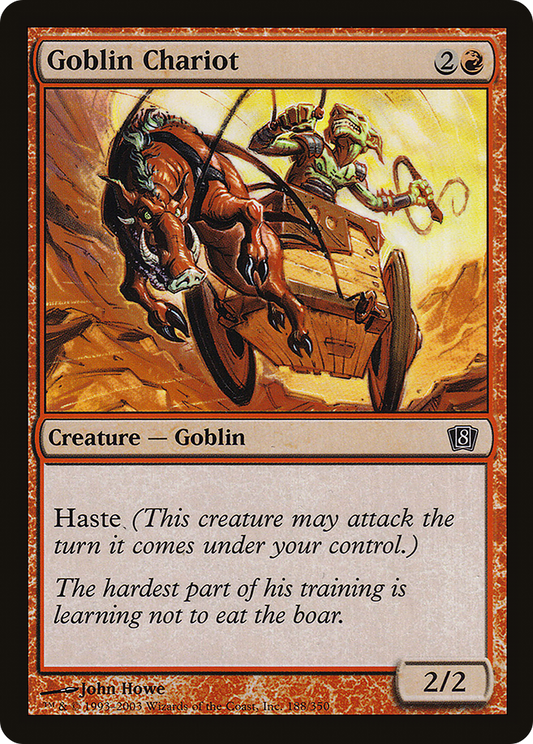 Goblin Chariot (8ED-188★) (Foil)