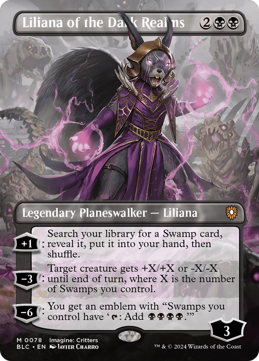 Liliana of the Dark Realms (BLC-078) (Borderless)