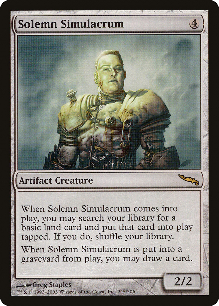Solemn Simulacrum (MRD-245) (Foil)