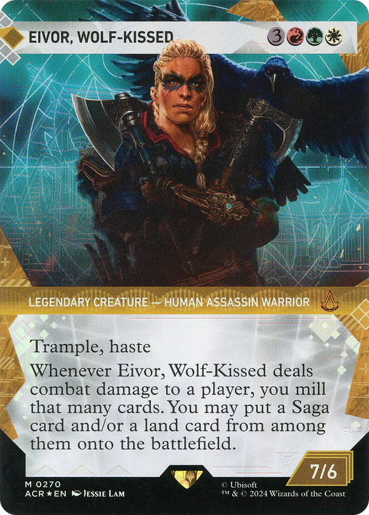 Eivor, Wolf-Kissed (ACR-270) (Showcase) (Borderless) (Textured Foil)