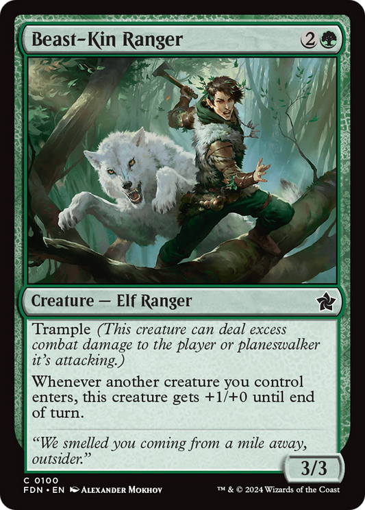Beast-Kin Ranger (FDN-100) (Foil)