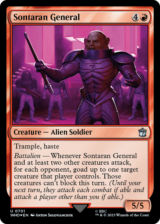 Sontaran General (WHO-701) (Surge Foil)